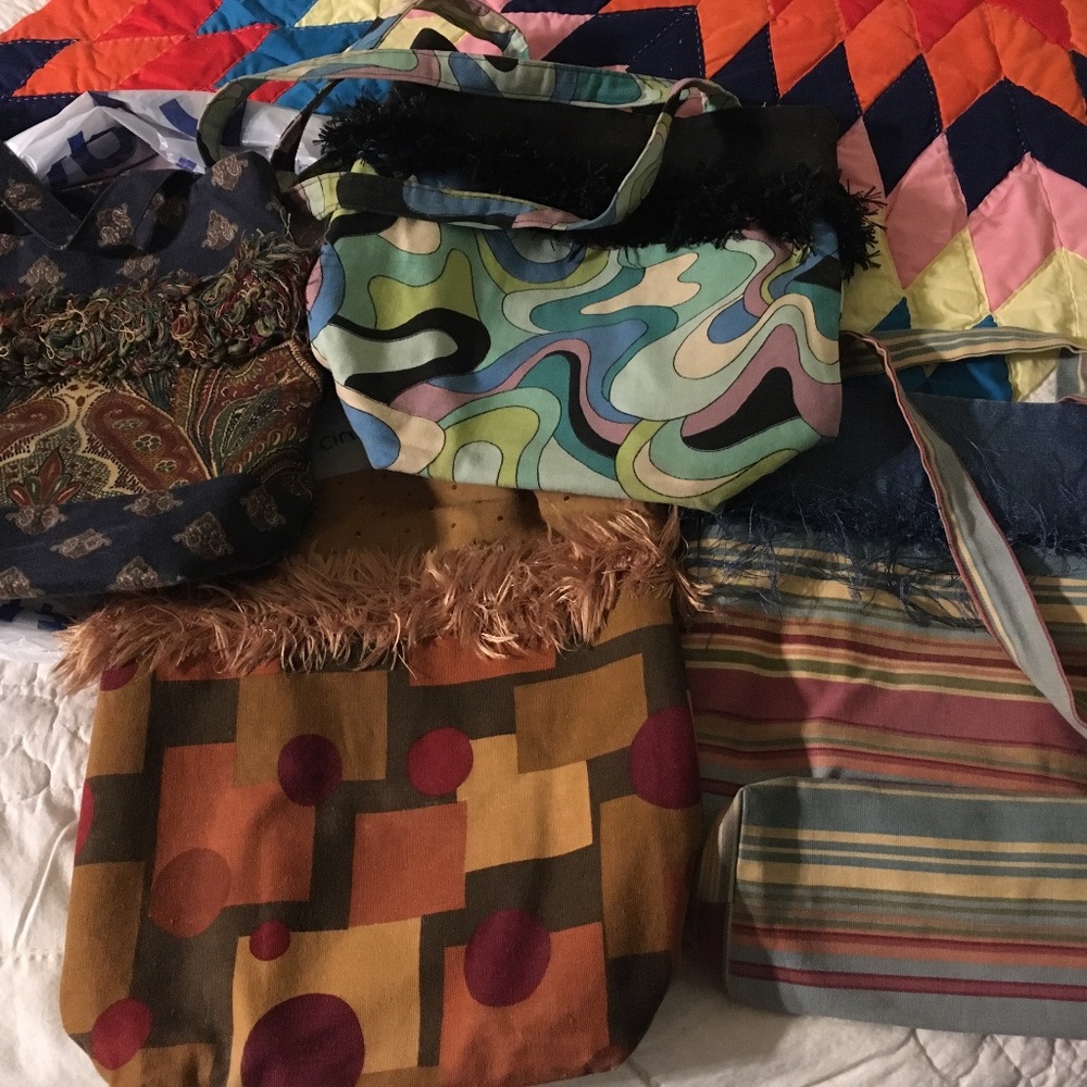 Set of Four handmade purses